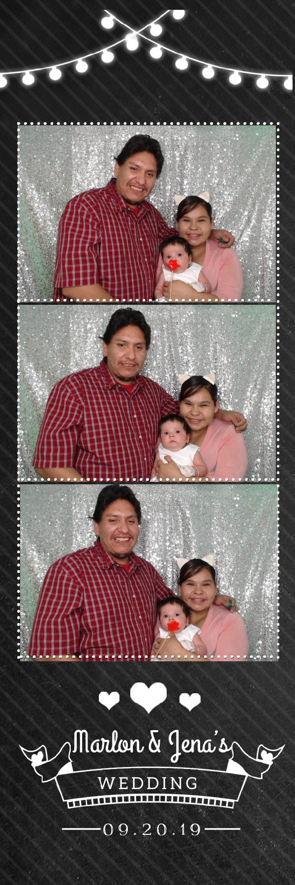 Jena and Marlon's Wedding | View more photos from the event at gallery.photoboothbillings.com/u/PhotoBoothBillings/Jena-and-Marlons-Wedding